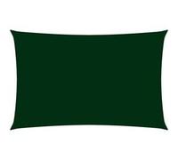 vidaXL Voile d'ombrage Oxford rectangulaire 5x8 m vert foncé