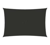 vidaXL Voile de parasol Tissu Oxford rectangulaire 6x8 m Anthracite Gris G