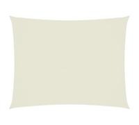 vidaXL Voile de Parasol Tissu Oxford rectangulaire 6x8 m crème