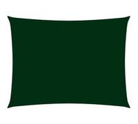 vidaXL Voile d'ombrage Oxford rectangulaire 6x8 m vert foncé