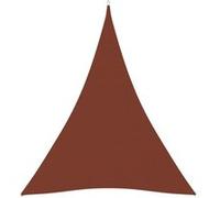 Red Cup Living vidaXL Voile d'ombrage en tissu Oxford triangulaire Terracotta 3 x 4 x 4 m