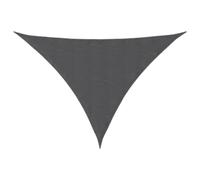vidaXL Voile de Parasol Tissu Oxford Triangulaire 3x4x5 m Anthracite