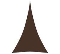 vidaXL Voile de Parasol Tissu Oxford Triangulaire 4x5x5 m Marron