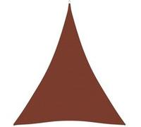 vidaXL Voile de parasol Tissu Oxford triangulaire 5x7x7 m Terre cuite G