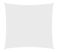 vidaXL Voile d'ombrage carré 3x3 m Tissu Oxford Blanc