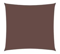 vidaXL Voile de Parasol Voile d'Ombrage Ecran Solaire de Jardin Store de Patio Terrasse Balcon Extérieur Tissu Oxford Carré 4,5x4,5 m Marron