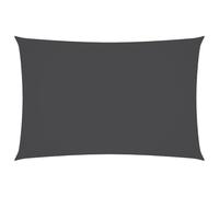 vidaXL Voile de Parasol Voile d'Ombrage Ecran Solaire de Jardin Store de Patio Terrasse Balcon Extérieur Tissu Oxford Rectangulaire 5x7 m Anthracite