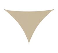 vidaXL Voile de Parasol Voile d'Ombrage Ecran Solaire de Jardin Store de Patio Terrasse Balcon Extérieur Tissu Oxford Triangulaire 3x4x5 m Beige