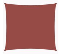 vidaXL Voile de Parasol Voile d'Ombrage Ecran Solaire de Jardin Store de Patio Terrasse Balcon Extérieur Tissu Oxford Carré 2,5x2,5 m Terre Cuite