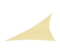 Vidaxl Voile D'ombrage 160 G/M? Beige 3x4x5 M Pehd Beige