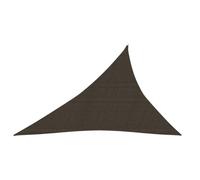 Vidaxl Voile D'ombrage 160 G/M² Marron 3x4x5 M Pehd Marron