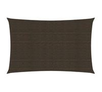 vidaXL Voile d'ombrage 160 g/m² Marron 5x7 m PEHD