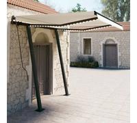 Vidaxl Voile D'ombrage 160 G/M² Marron 5x8 M Pehd Blanc