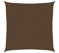 vidaXL Voile d'ombrage 160 g/m² Marron 6x6 m HDPE