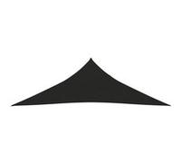 vidaXL Voile d'ombrage 160 g/m² Noir 2,5x2,5x3,5 m PEHD Noir G