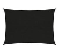 vidaXL Voile d'ombrage 2,5x4 m Noir