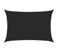 Vidaxl Voile D'ombrage 160 G/M² Noir 2x2,5 M Pehd Noir
