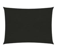 Voile d ombrage 160 g m² Noir 3,5x4,5 m PEHD