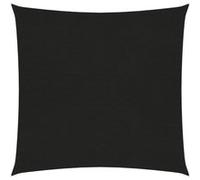 vidaXL Voile d'ombrage 160 g/m² noir 5x5 m HDPE