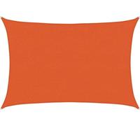 vidaXL Voile d'ombrage 160 g/m² Orange 4x6 m HDPE