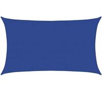 vidaXL Voile d'ombrage 160 g/m² Rectangulaire Bleu 5x8 m HDPE