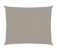 vidaXL Voile d'ombrage 160 g/m² rectangulaire gris clair 2,5x3 m PEHD