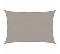 vidaXL Voile d'ombrage 160 g/m² rectangulaire Gris Clair 2x3 m PEHD, Voile de Soleil, Voile d’ombrage, Store de Patio, Voile de Pare-Soleil
