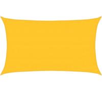 vidaXL Voile d'ombrage 160 g/m² Rectangulaire Jaune 5x8 m HDPE
