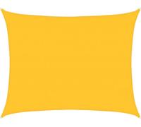 vidaXL Voile d'ombrage 160 g/m² Rectangulaire Jaune 6x7 m HDPE