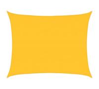 vidaXL Voile d'ombrage 160 g/m² Rectangulaire Jaune 6x8 m HDPE