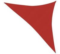 vidaXL Voile d'ombrage 160 g/m² Rouge 2,5x2,5x3,5 m PEHD Rouge G