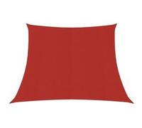vidaXL Voile d'ombrage 160 g-m² Rouge 3-4x2 m PEHD Rouge G