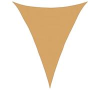 vidaXL Voile d'ombrage PEHD 3 x 4 x 4 m - Sable