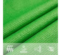 vidaXL Voile d'ombrage 160 g/m² vert clair 5x7 m HDPE