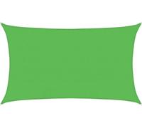 vidaXL Voile d'ombrage 160 g/m² vert clair 5x8 m HDPE
