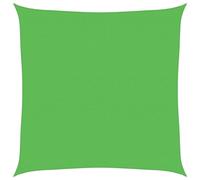 vidaXL Voile d'ombrage 160 g/m² vert clair 6x6 m HDPE