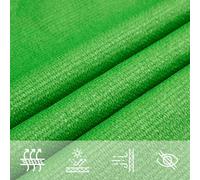 vidaXL Voile d'ombrage 160 g/m² vert clair 6x8 m HDPE