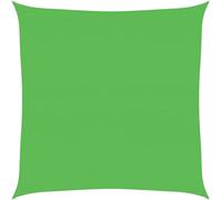vidaXL Voile d'ombrage 160 g/m² vert clair 7x7 m HDPE