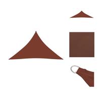 vidaXL Voile d'ombrage en tissu Oxford, triangulaire, 5 x 5 x 6 m, rouge terracotta - Parasols et protections solaires
