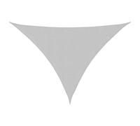 vidaXL Voile d'ombrage Gris Clair 4x4x5,8 m 100% Polyester Oxford