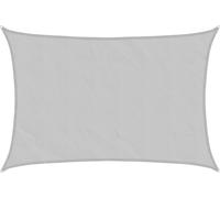 vidaXL Voile d'ombrage gris clair 5x4 m 100% Polyester Oxford
