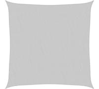 vidaXL Voile d'ombrage gris clair 6x6 m 100% Polyester Oxford