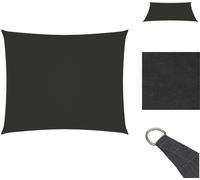 vidaXL Voile d'ombrage Oxford Rectangulaire 3,5x4,5 m Anthracite - Parasols & Protection solaire
