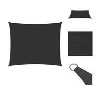 vidaXL Voile d'ombrage Oxford Rectangulaire 3x4 m Anthracite - Parasols & Protection solaire