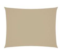vidaXL Voile d'ombrage Oxford Rectangulaire 3x6 m Beige