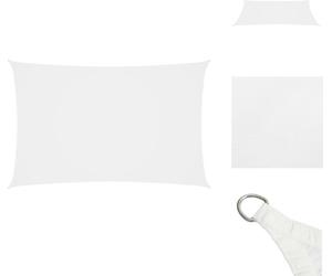 vidaXL Voile d'ombrage Oxford Rectangulaire 3x6 m Blanc - Parasols & Protection solaire