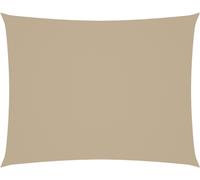 vidaXL Voile d'ombrage Oxford rectangulaire 4x5 m Beige