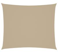 vidaXL Voile d'ombrage Oxford Rectangulaire 4x6 m Beige