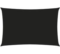 vidaXL Voile d'ombrage Oxford Rectangulaire 5x7 m Noir