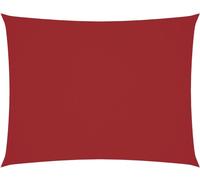 vidaXL Voile d'ombrage Oxford Rectangulaire 6x7 m Rouge